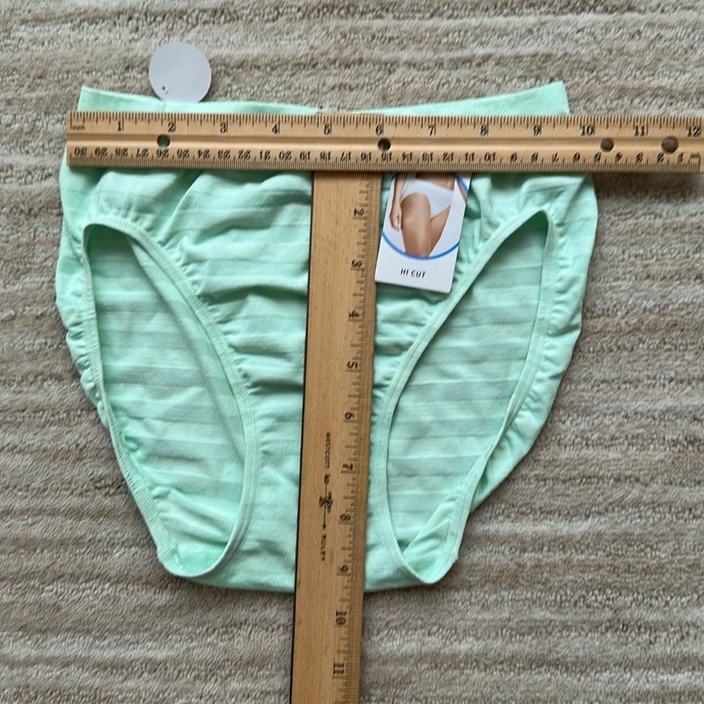 3 pairs of Jockey Panties Hip Brief, Hi-Cut, Boy Leg High-Waisted Briefs Size 6